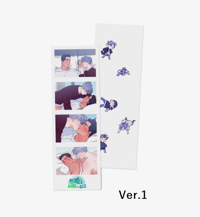 [pre-order] Love Tractor : 4cut Bookmark