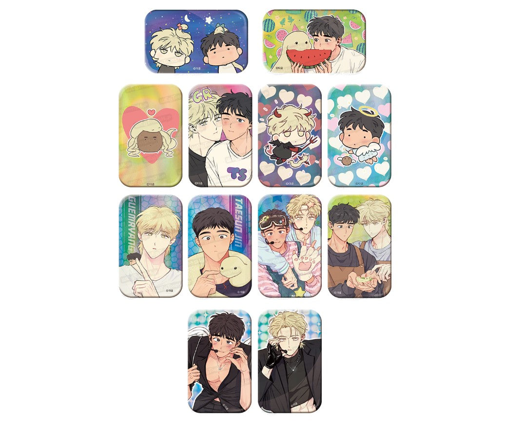 [pre-order] The Sacred serpent's Seduction : Square Holographic Badge (12 Types / Random)