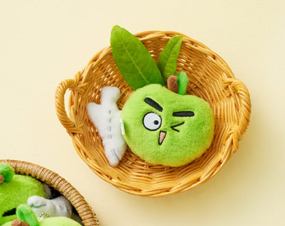 After School Lessons for Unripe Apples : Apple Plush Keyring