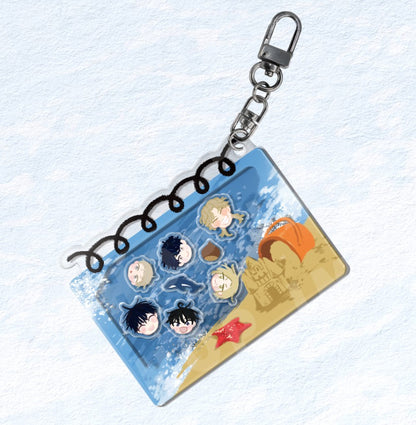 Low Tide in Twilight : Acrylic Shaker Keyring