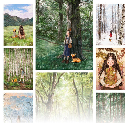 365 letters from the forest by AEPPOL : Desk Calendar