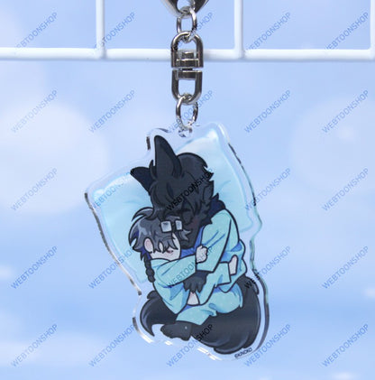 Write Me, Touch Me, Read Me : Couple Acrylic Keyring