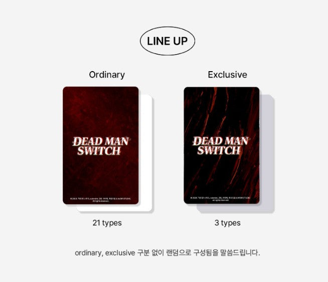 Dead Man Switch : The Pack, Random Photocard