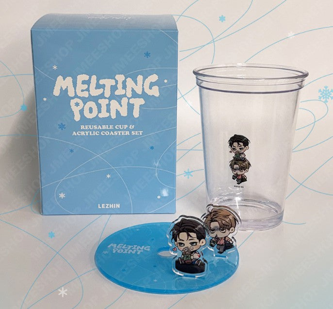 [LEBOM CAFE] MELTING POINT : Reusable Cup & Acrylic Coaster Set