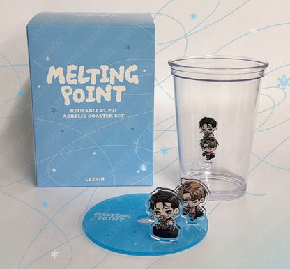 [LEBOM CAFE] MELTING POINT : Reusable Cup & Acrylic Coaster Set