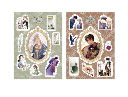 [pre-order][Toonique Cafe] The Villainess Lives Again : Half Cut Sticker Set