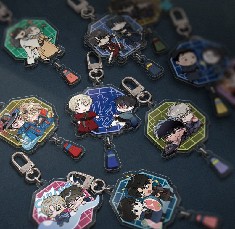 [BOMTOON POP-UP][10th Anni. Home Party][SAHWA] Theme Charm Keyring