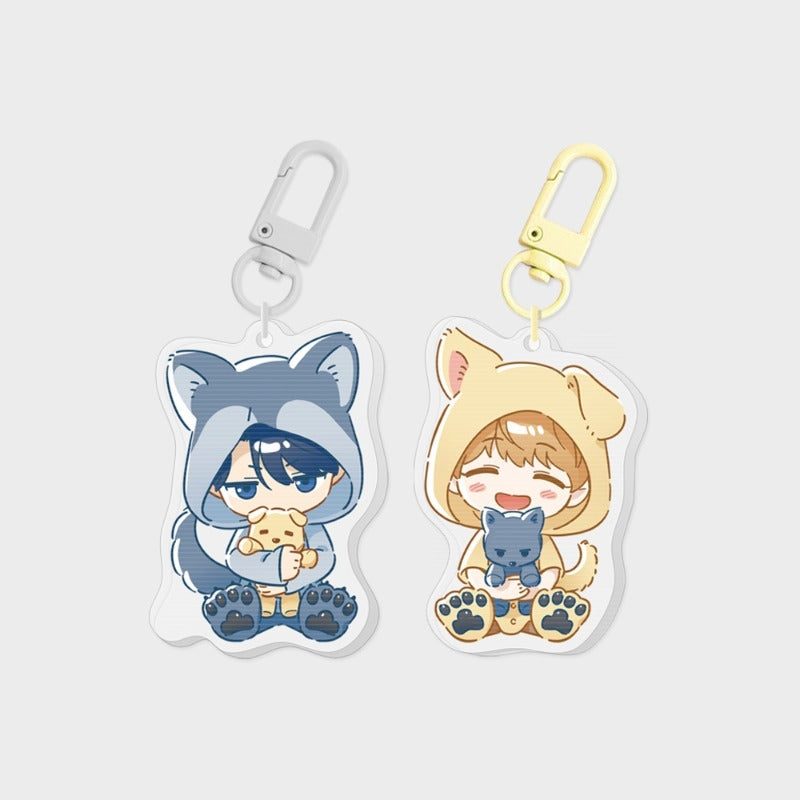 [Fantazit Cafe] Love on Hold : Lenticular Keyring Set