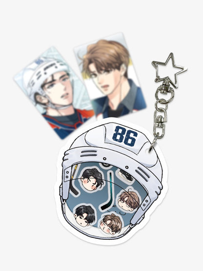 [LEBOM CAFE] MELTING POINT : Acrylic Shaker Keyring