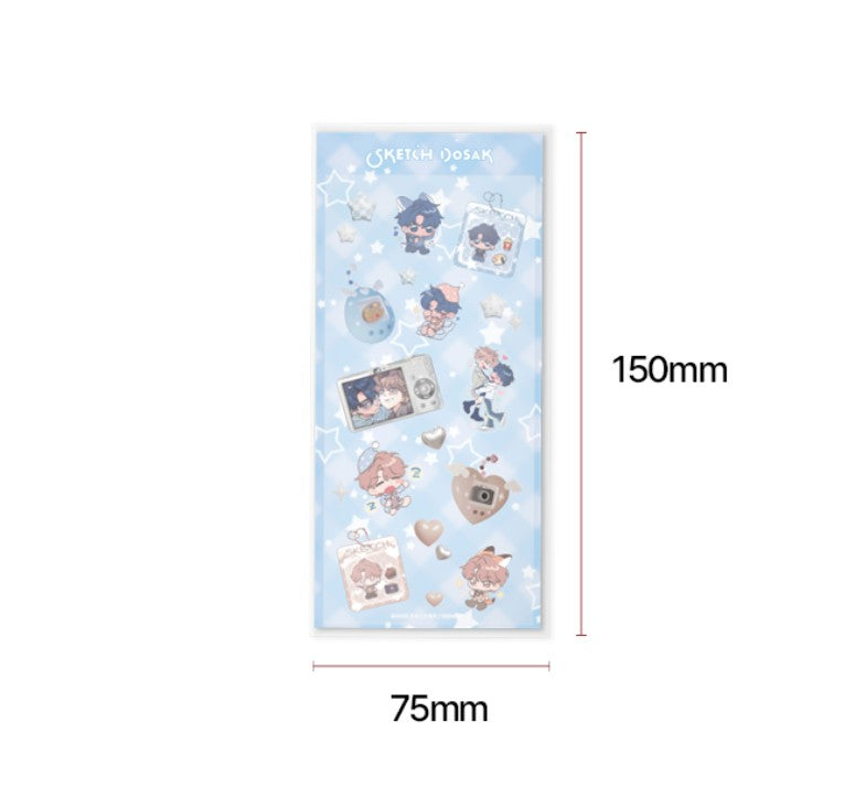 [Be On Cafe] Sketch(off the record) : Epoxy Sticker