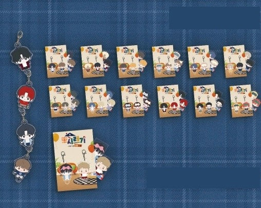 [BOMTOON POP-UP][10th Anni. Home Party][Home Sweet Home] Mini BBOSIRAEGI Acrylic Charm Set