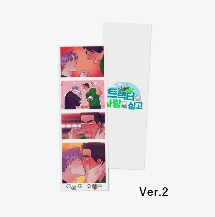 [pre-order] Love Tractor : 4cut Bookmark