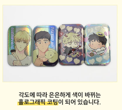 [pre-order] The Sacred serpent's Seduction : Square Holographic Badge (12 Types / Random)