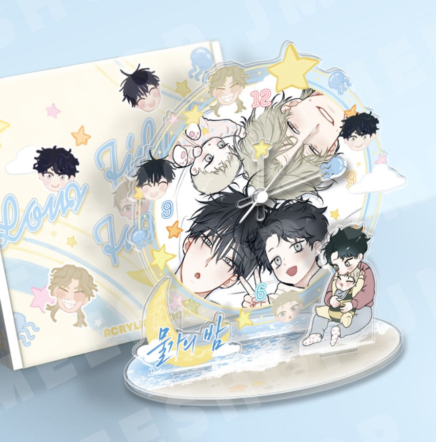 Low Tide in Twilight : Acrylic Clock