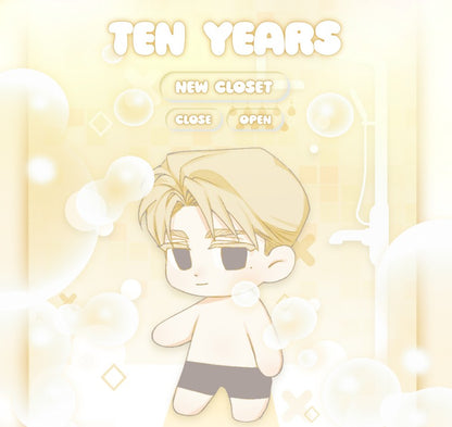 10 years : Dress-up Acrylic Keyring
