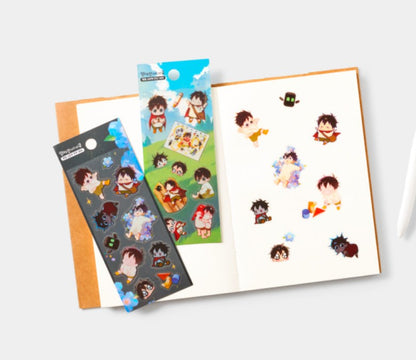 On the Way to Meet Mom : transparent stickers
