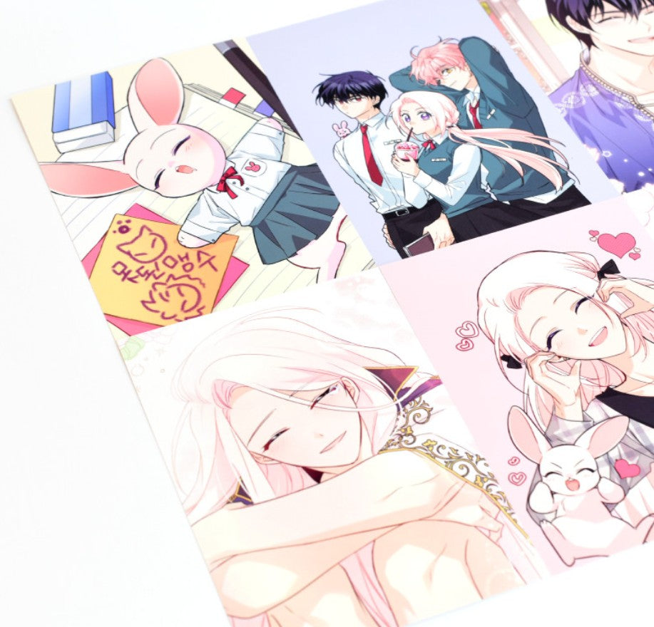 Little Rabbit and the Big Bad Leopard : postcard set