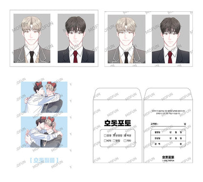 [pre-order][collaboration cafe]Between the Lines : date photo set