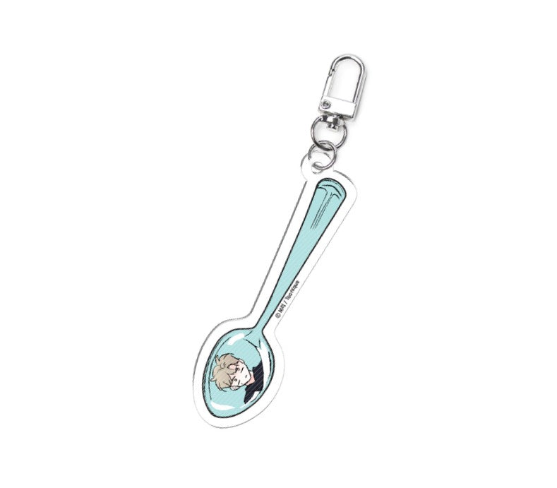 [Collaboration cafe] Worth the Wait : spoon keyring set