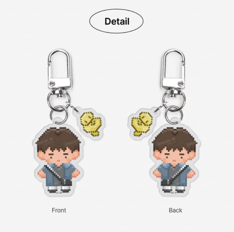 The Sacred serpent's Seduction : Pixel Acrylic Keyring