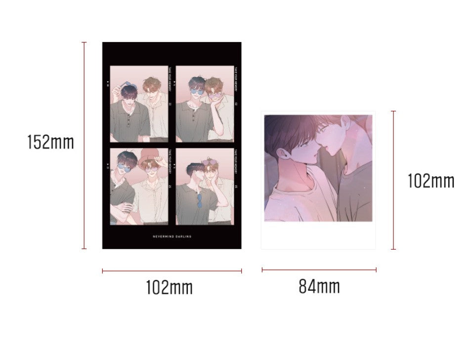 [collaboration cafe] Nevermind Darling : Polaroid + Life 4 cuts Set