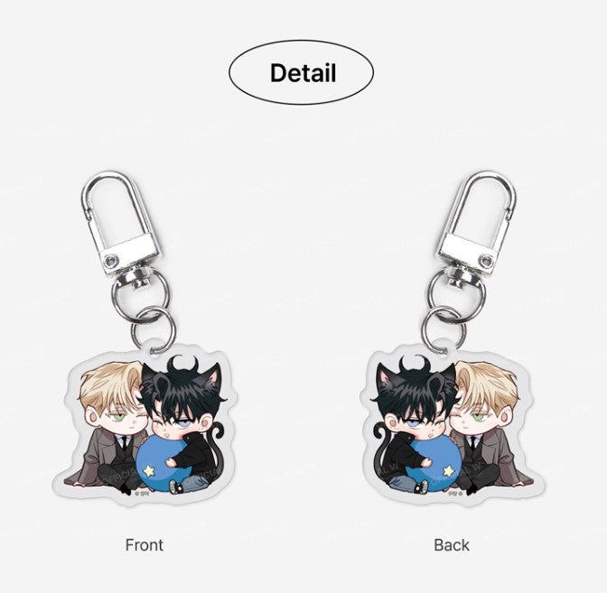 Flashlight : Couple Acrylic Keyring