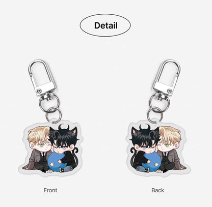Flashlight : Couple Acrylic Keyring