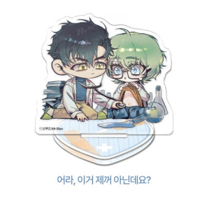 Mr. Blue Webtoon Acrylic Block