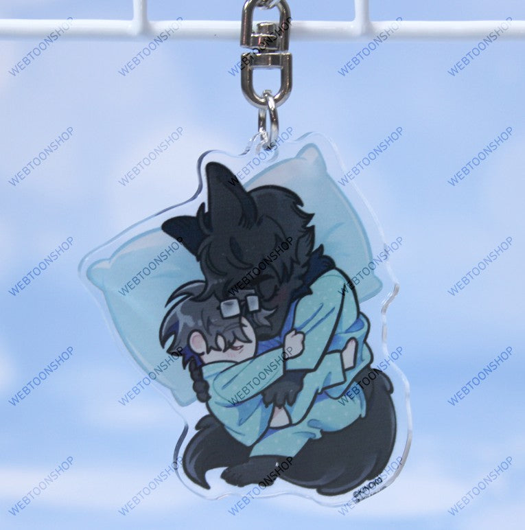 Write Me, Touch Me, Read Me : Couple Acrylic Keyring