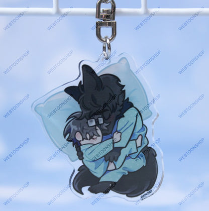 Write Me, Touch Me, Read Me : Couple Acrylic Keyring