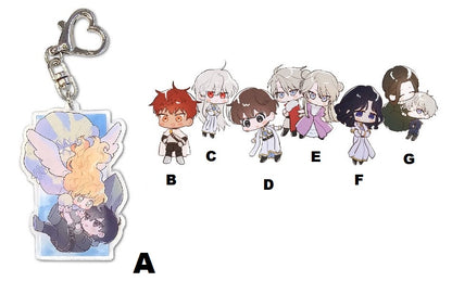 Saving My Sweetheart : SD acrylic keyring