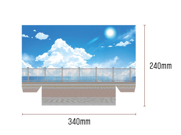 [Be On Cafe] Stranger : Acrylic Stand Background Package