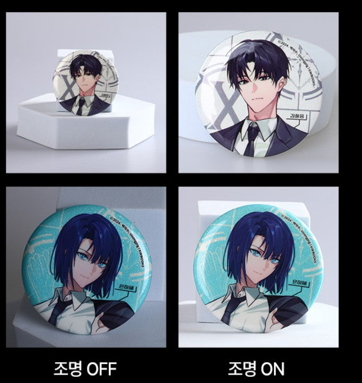 [POP UP] Got Dropped into a Ghost Story, Still Gotta Work : Random LD Glitter Can Badge