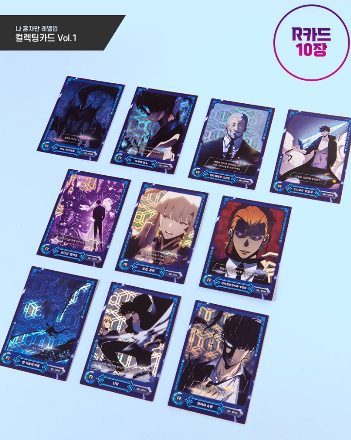 Solo Leveling : Collecting Card Set(3 cards, randomly) – nemo it store