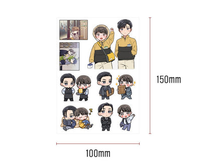 [collaboration cafe] No Moral : Removable Sticker Pack