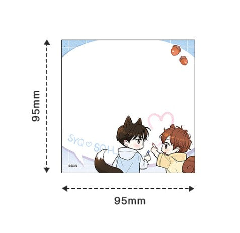 [pre-order] Part-Time Partner : Sticky Memo Pad