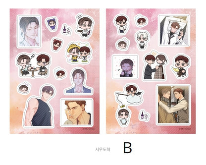 [collaboration cafe] My Suha : Half Cutting Sticker SET