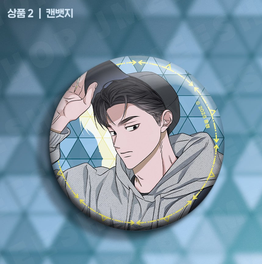 Pond Where Flowers Fall : Scene Acrylic Stand, Can Badge