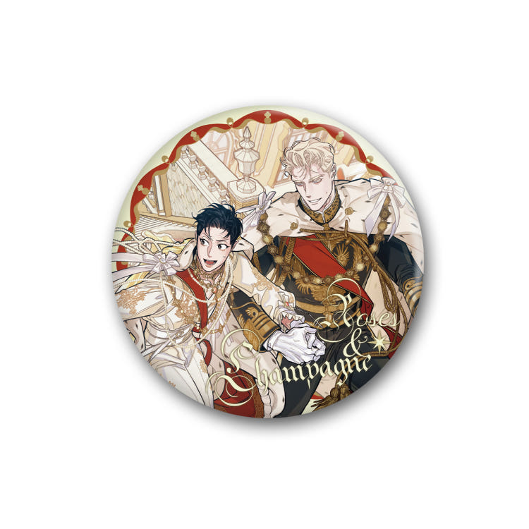 [pre-order] Roses and Champagne : Can Badge(75mm)