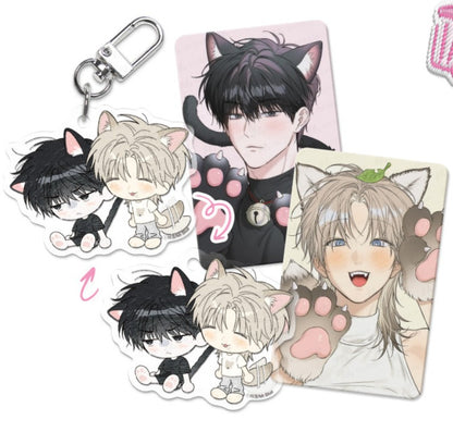 [pre-order] No Returns After Use : Lenticular Acrylic Set, Memo Pad, Sticker Pack