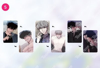 [collaboration cafe] Kill me if you want to live(Kill Me if You Can) : Lenticular Photocard SET