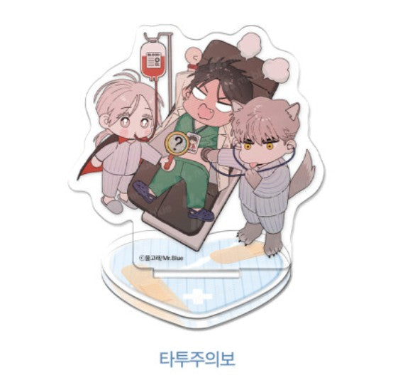 Mr. Blue Webtoon Acrylic Block