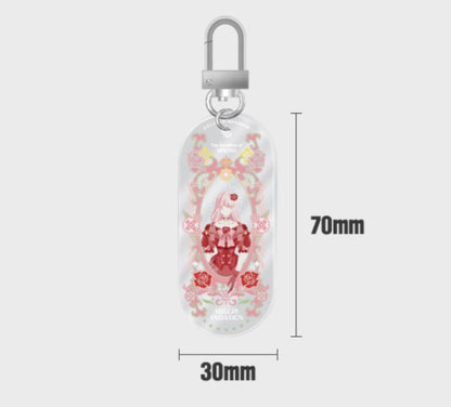 Solitary Lady : Acrylic Keyring