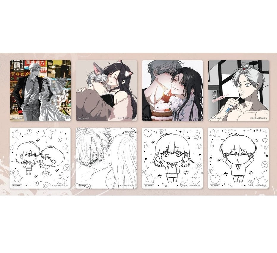 [POP UP] Dreaming Freedom : 8 coasters set