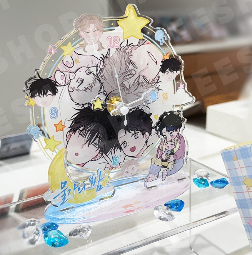 Low Tide in Twilight : Acrylic Clock