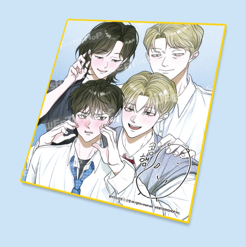 [pre-order] Pond Where Flowers Fall : Illustration Art Board(random)