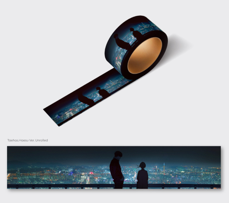 Tears on a Withered Flower : Masking Tape