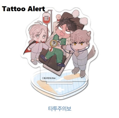 Mr. Blue Webtoon Acrylic Block