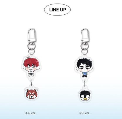 High Clear : Acrylic Keyring