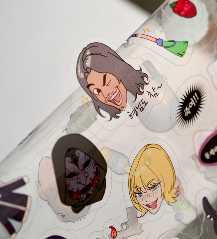 Killer Peter : Clear Sticker